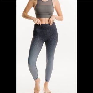 : Zyia Active Leopard Ombre Leggings High Waisted Yoga Gym Size 4